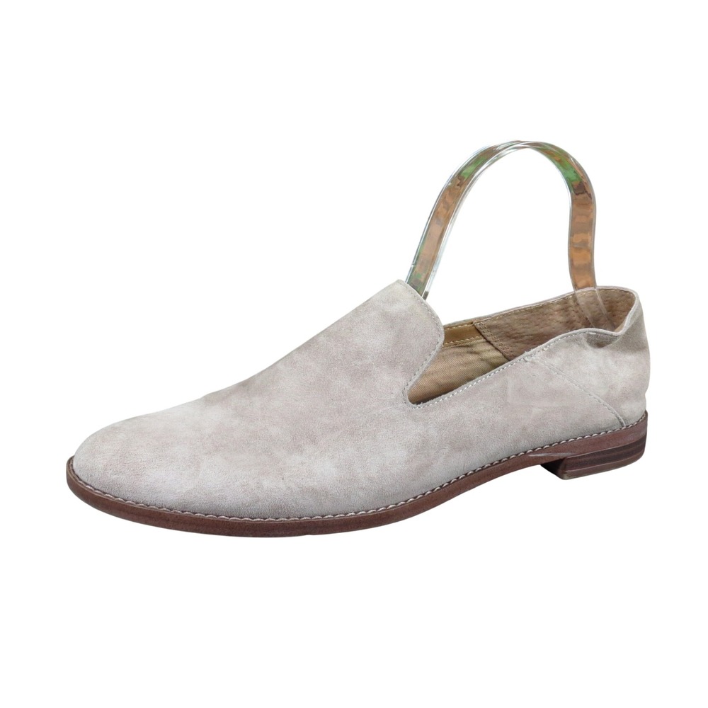 Franco Sarto Haylee Women Loafer Size 9M Professional Dress Taupe Suede Slip On